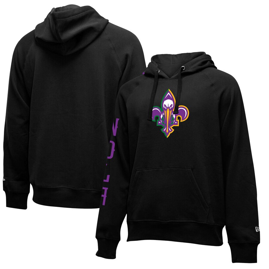 NBA New Orleans Pelicans New Era 201920 City Edition Pullover Hoodie Black->phoenix suns->NBA Jersey